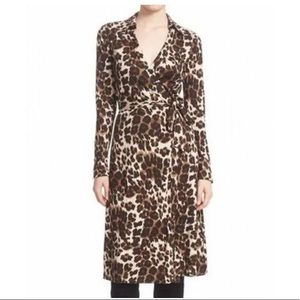 Diane Von Furstenberg: “Cybil” Leopard Print Dress in her Iconic Silk Wrap Style